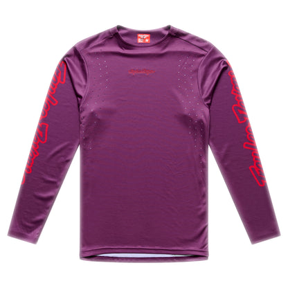 TLD Sprint Pro Jersey - L - Mono Sangria - Image 1