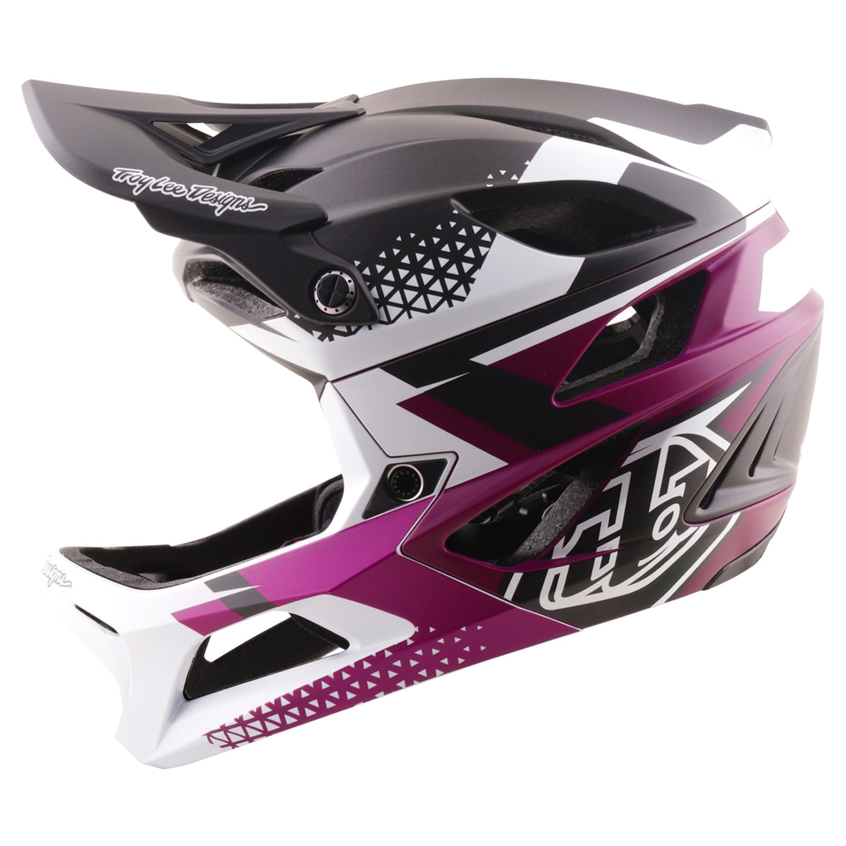 TLD Stage 2 MIPS Helmet - XL/2XL - Amper White/Fuchsia - Image 2