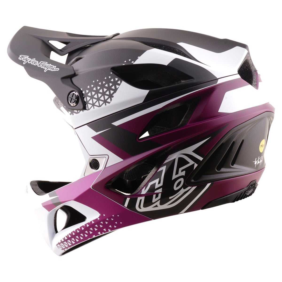 TLD Stage 2 MIPS Helmet - XL/2XL - Amper White/Fuchsia - Image 5
