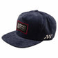TLD Winners Circle Unstructured Snapback Hat - One Size - Corduroy Indigo - Image 1