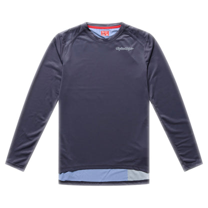 TLD Women's Lilium Pro Long Sleeve Jersey - L - Mono Carbon - Image 1
