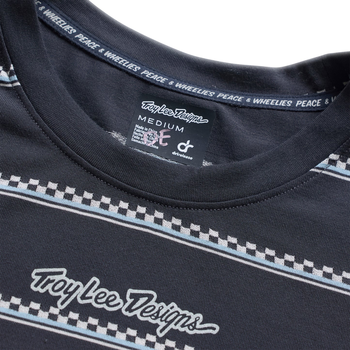 TLD Women's Lilium Ride Short Sleeve Tee - L - Checked Out Carbon - Image 5