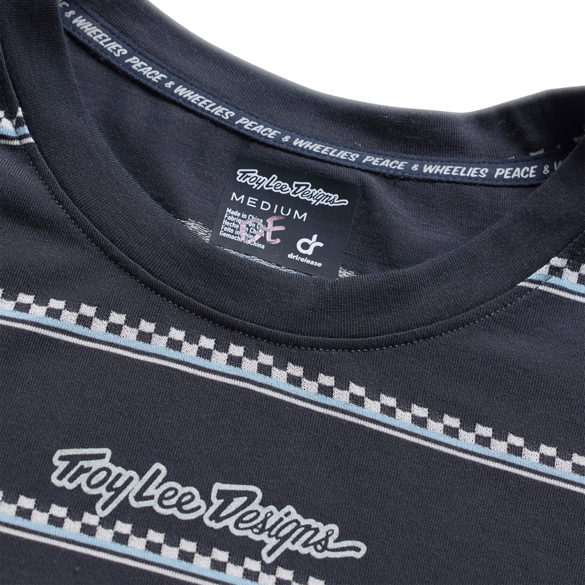 TLD Women's Lilium Ride Short Sleeve Tee - L - Checked Out Carbon - Image 5