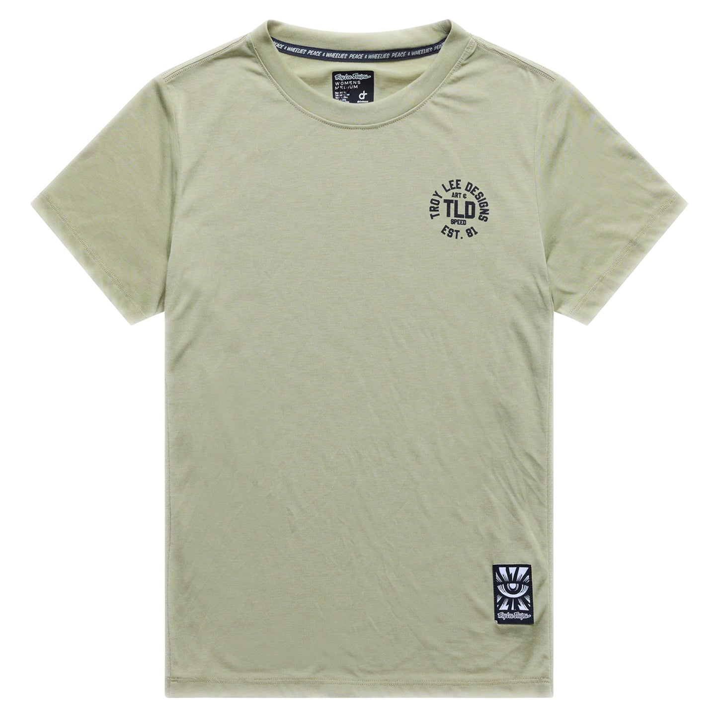 TLD Women's Lilium Ride Short Sleeve Tee - L - Stamps Sage - Image 1