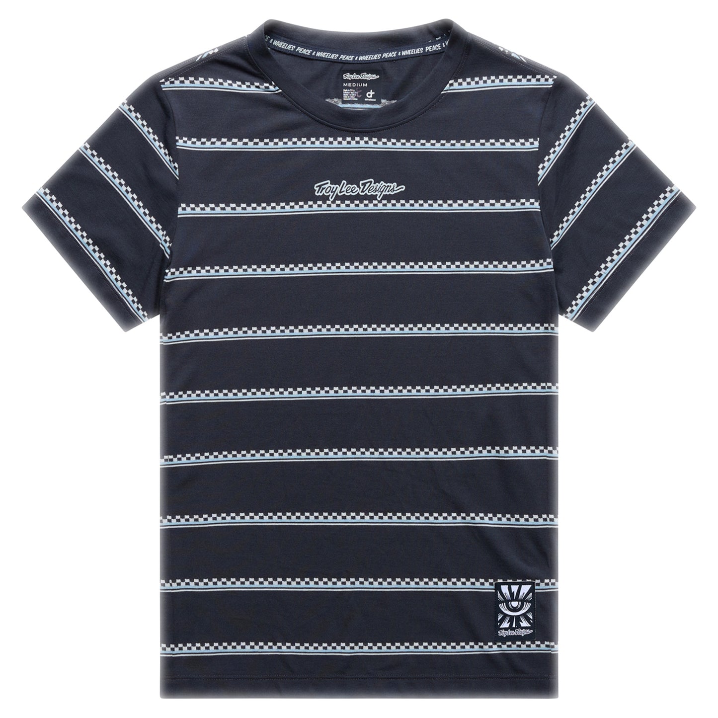 TLD Women's Lilium Ride Short Sleeve Tee - M - Checked Out Carbon - Image 3