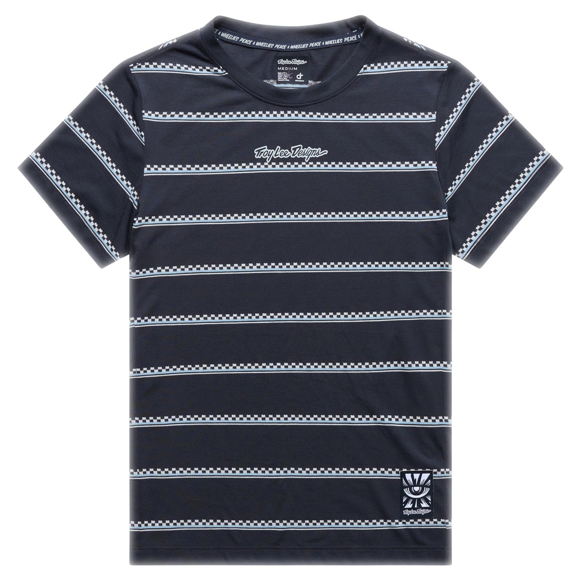 TLD Women's Lilium Ride Short Sleeve Tee - S - Checked Out Carbon - Image 3