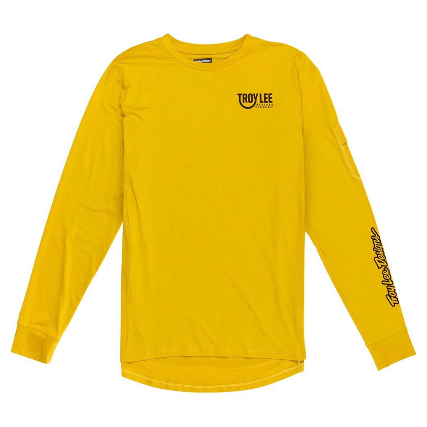TLD Youth Ruckus Long Sleeve Ride Tee - S - Eyez Safron - Image 1