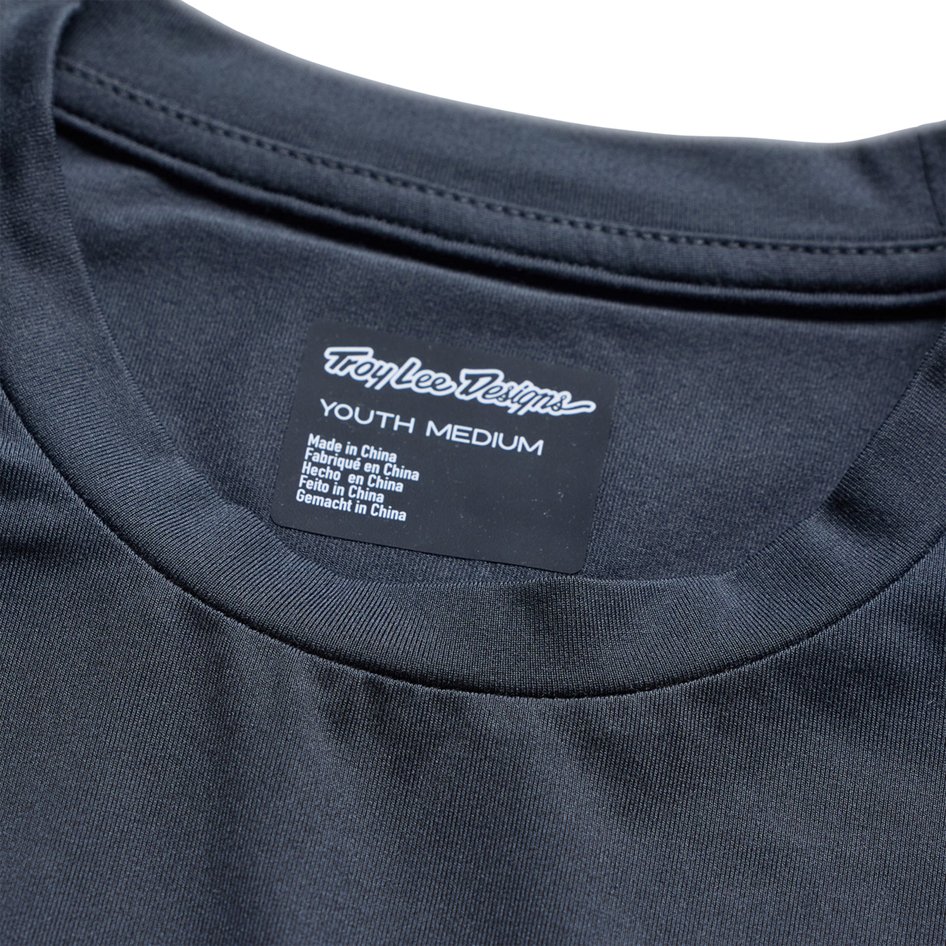 TLD Youth Ruckus Ride Long Sleeve Tee - L - Pressed Carbon - Image 4