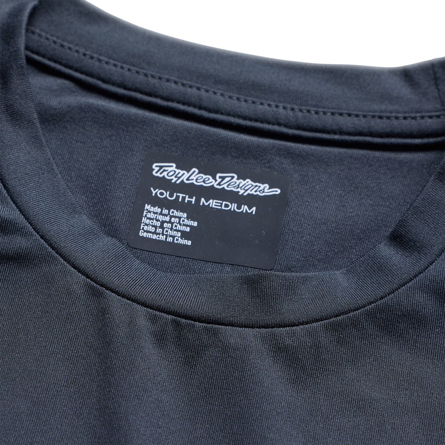 TLD Youth Ruckus Ride Long Sleeve Tee - M - Pressed Carbon - Image 4