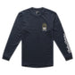 TLD Youth Ruckus Ride Long Sleeve Tee - S - Pressed Carbon - Image 1