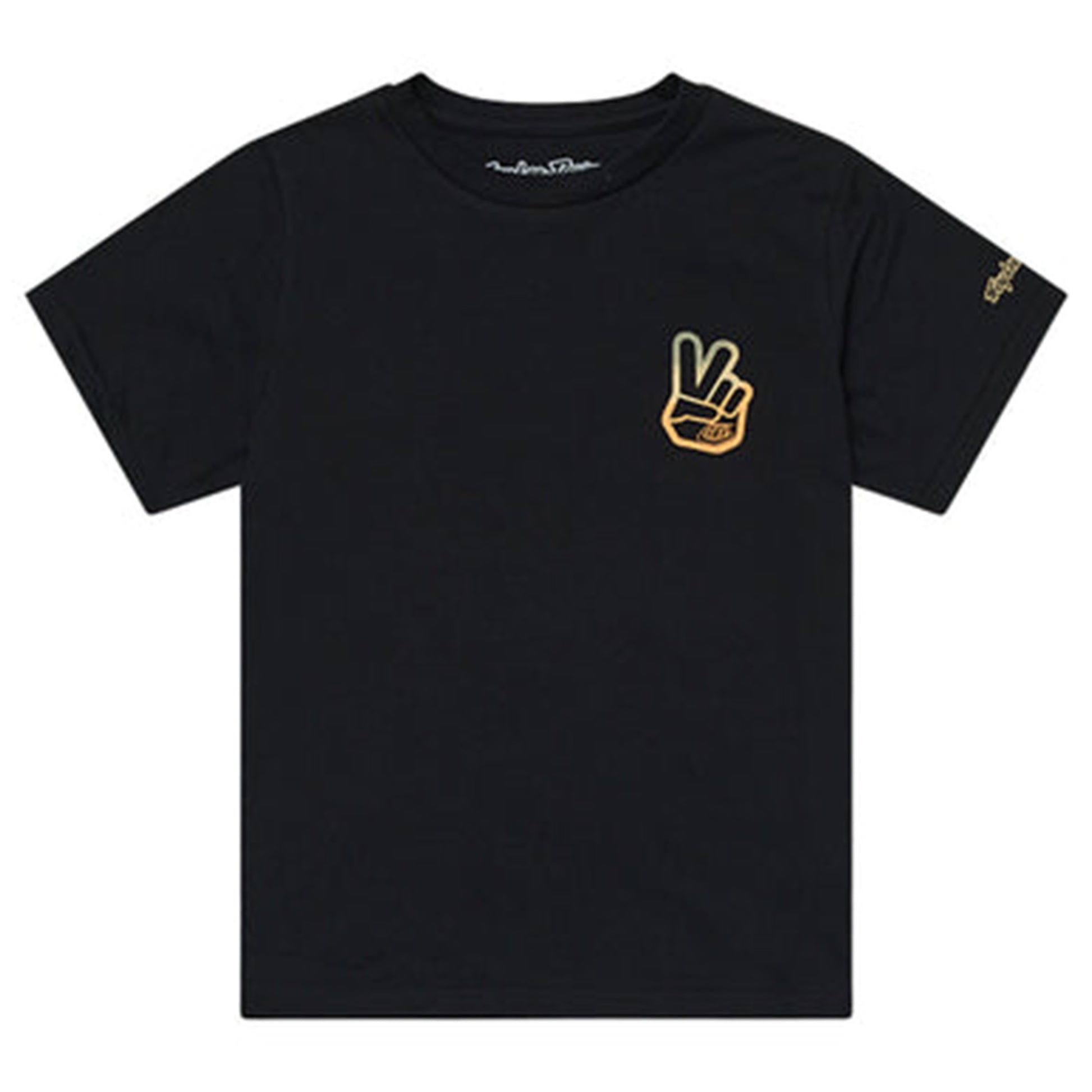 TLD Youth Short Sleeve Tee - L - Peace Out Black - Image 1