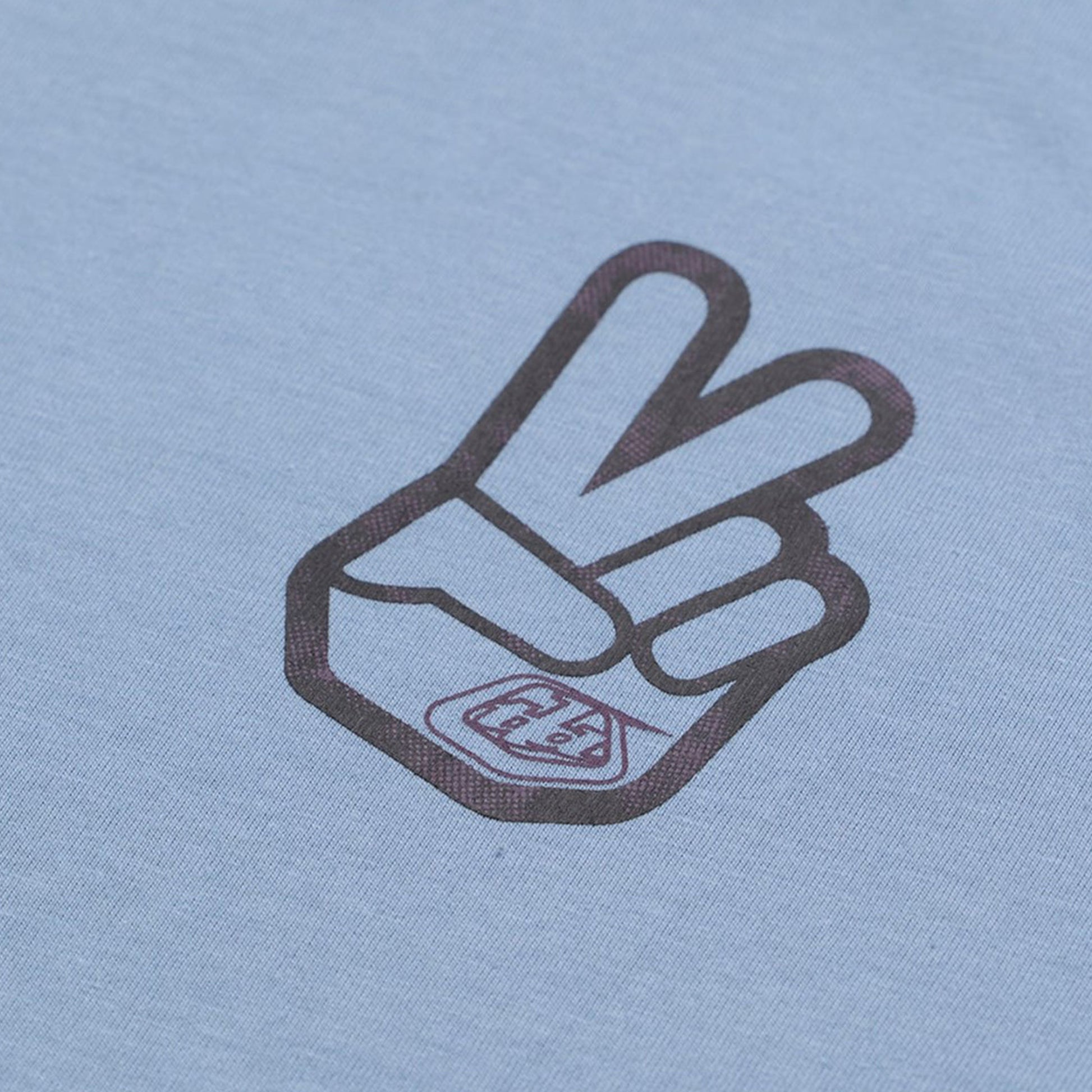 TLD Youth Short Sleeve Tee - XL - Peace Out Smoke Blue - Image 3