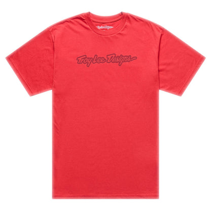 TLD Youth Signature Short Sleeve Tee - XL - Scarlet - Image 1