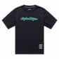 TLD Youth Skyline Ride Short Sleeve Tee - L - Signature Black / Real Teal - Image 1