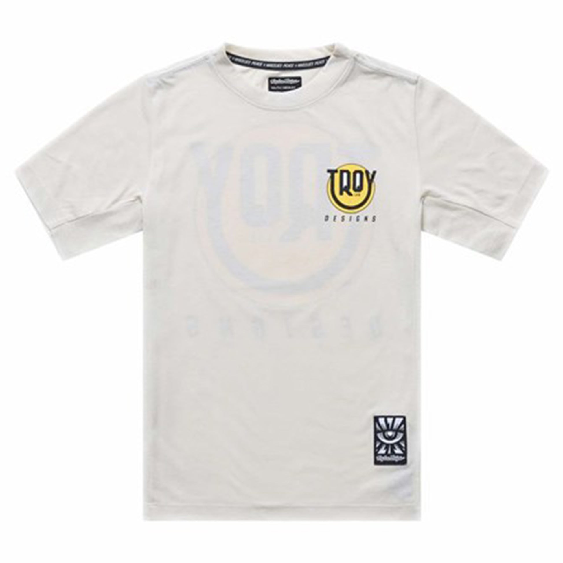 TLD Youth Skyline Ride Short Sleeve Tee - M - Happy Pumice - Image 1