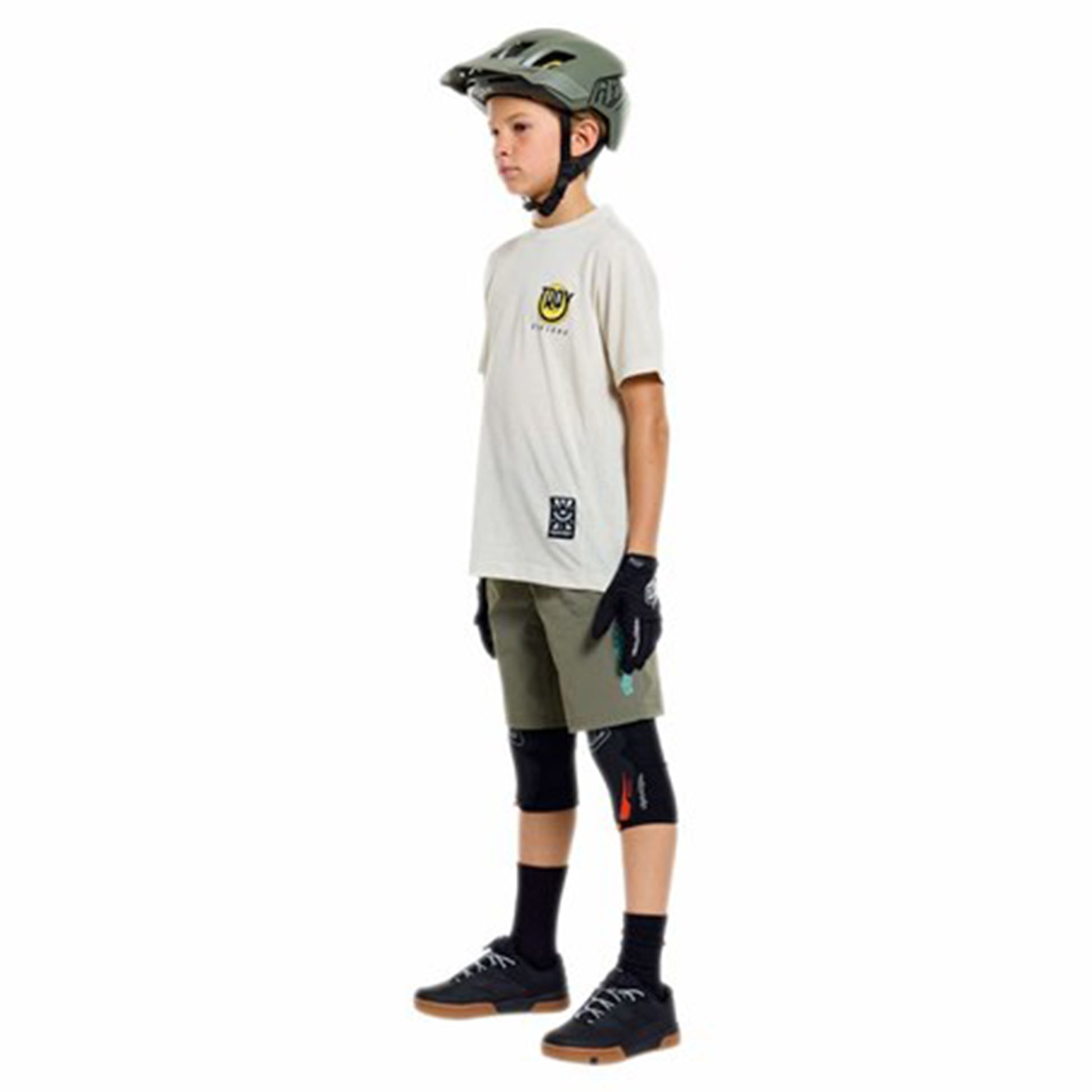 TLD Youth Skyline Ride Short Sleeve Tee - XL - Happy Pumice - Image 4