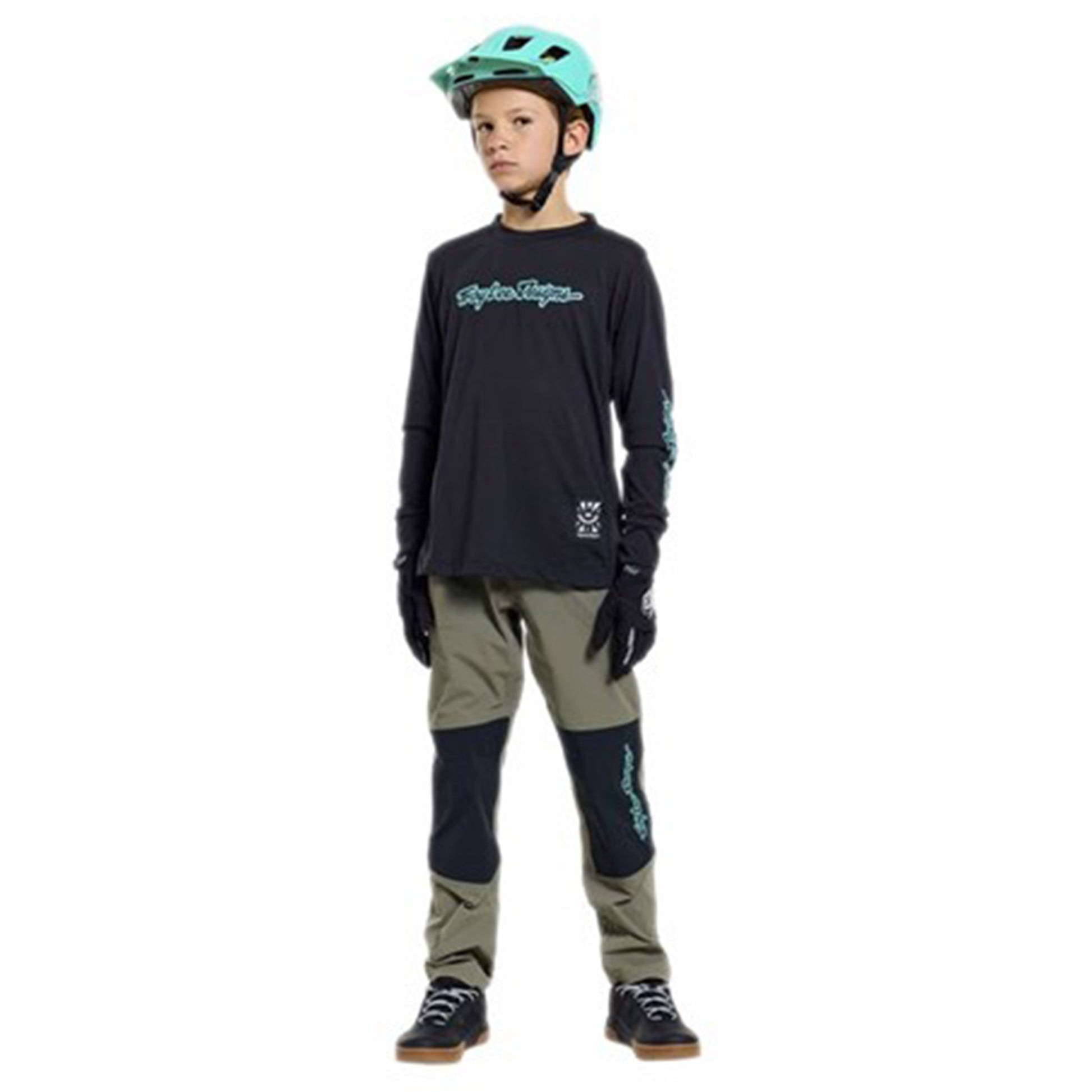TLD Youth Skyline Trail Pants - 26 - Mono Army - Image 4