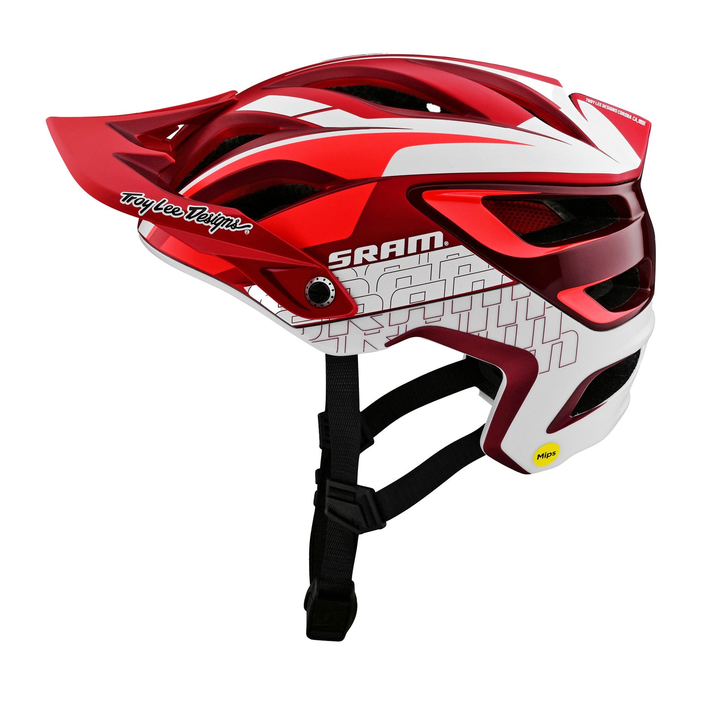 TLD A3 MIPS Helmet - M-L - SRAM Red - Image 2