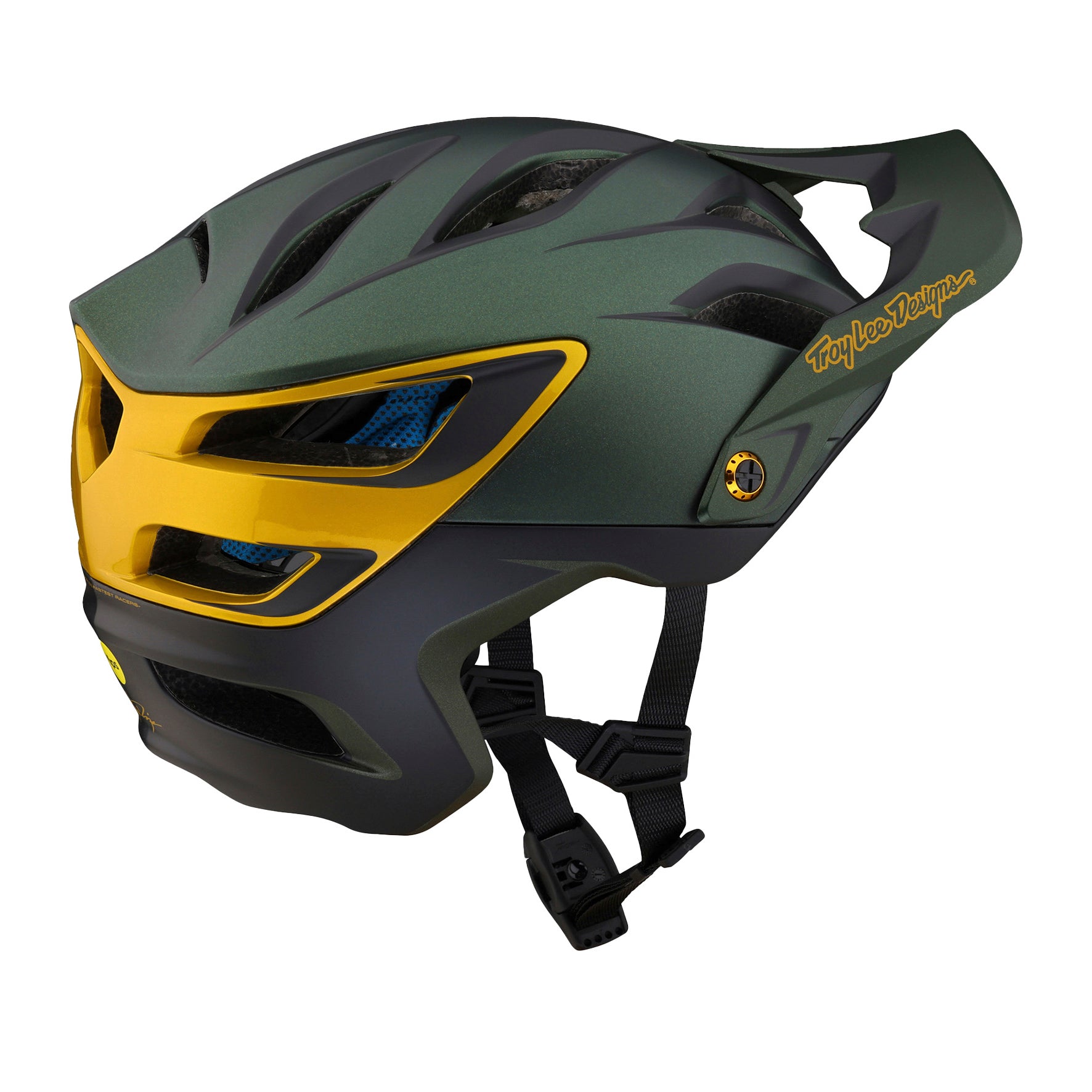 TLD A3 MIPS Helmet - M-L - Uno Green - Image 3