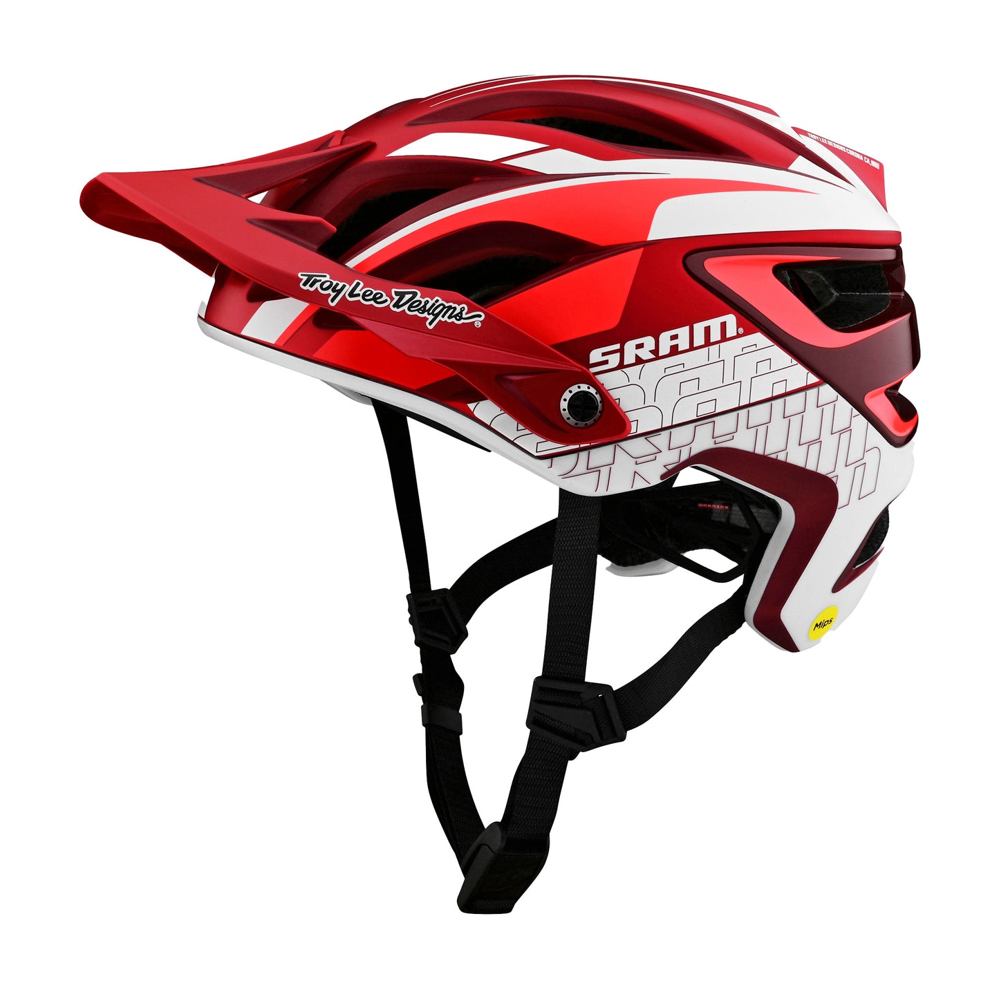 TLD A3 MIPS Helmet - XS-S - SRAM Red - Image 1