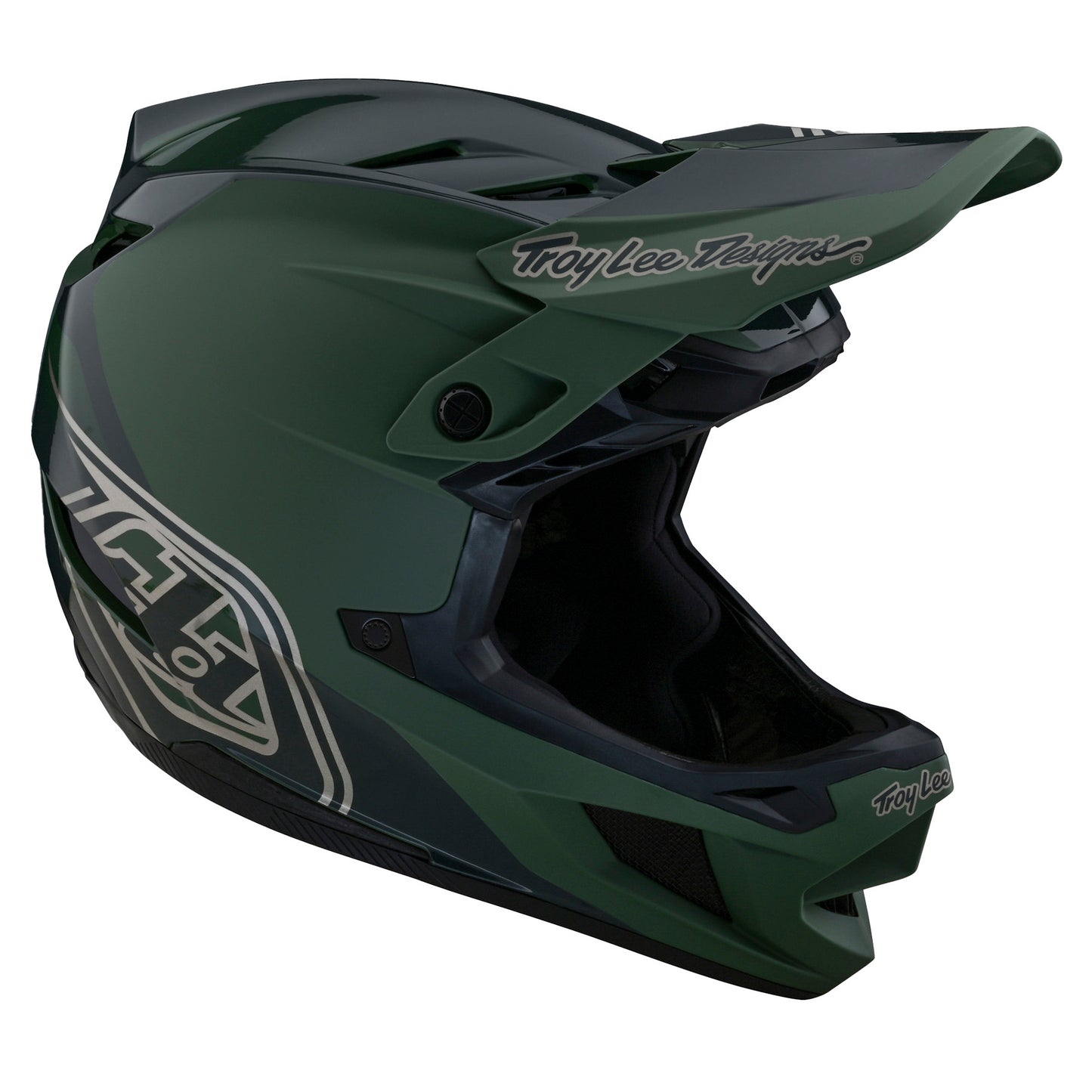 TLD D4 Polyacrylite MIPS Helmet - M-L - Shadow Olive - Image 7