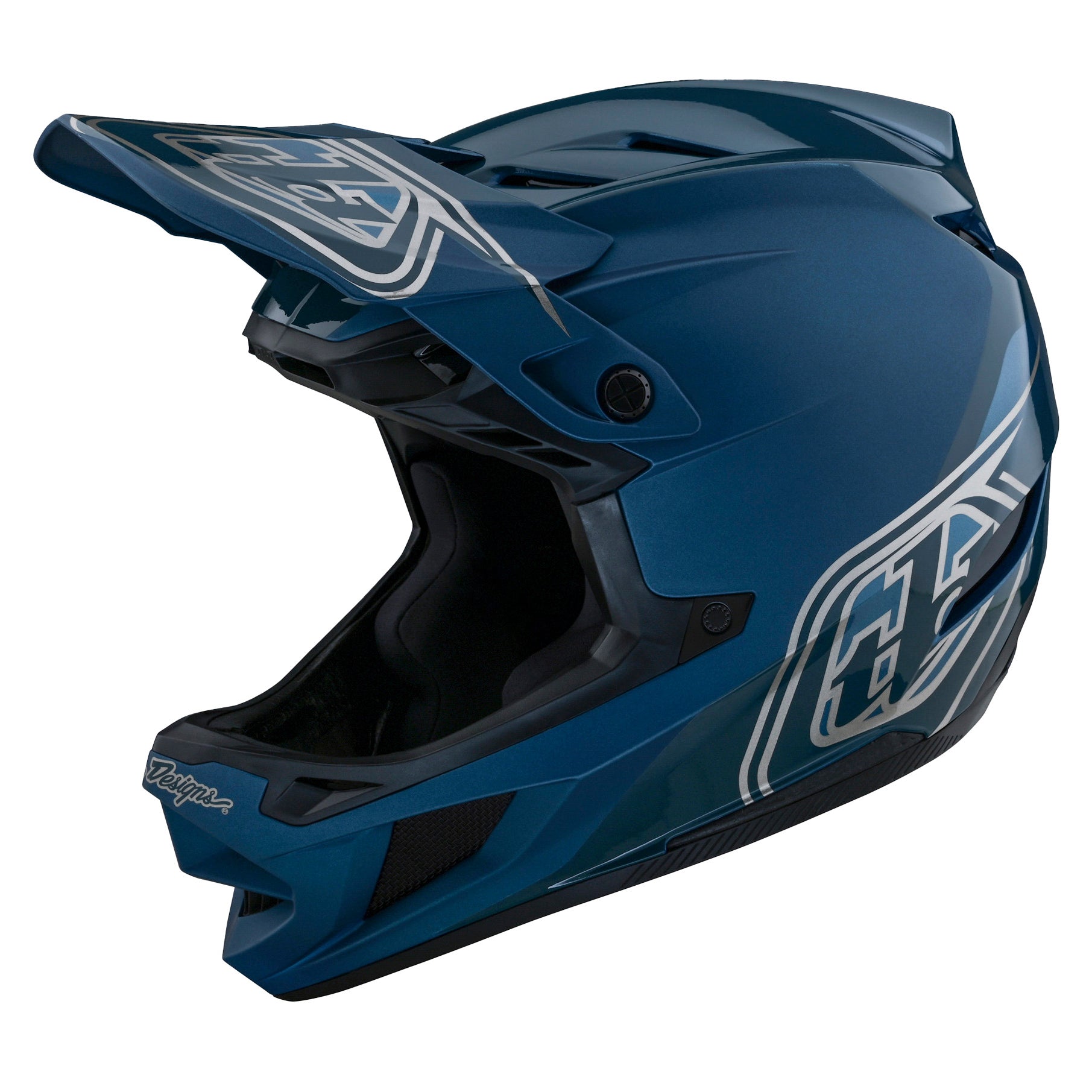 TLD D4 Polyacrylite MIPS Helmet - XS-S - Shadow Blue - Image 1