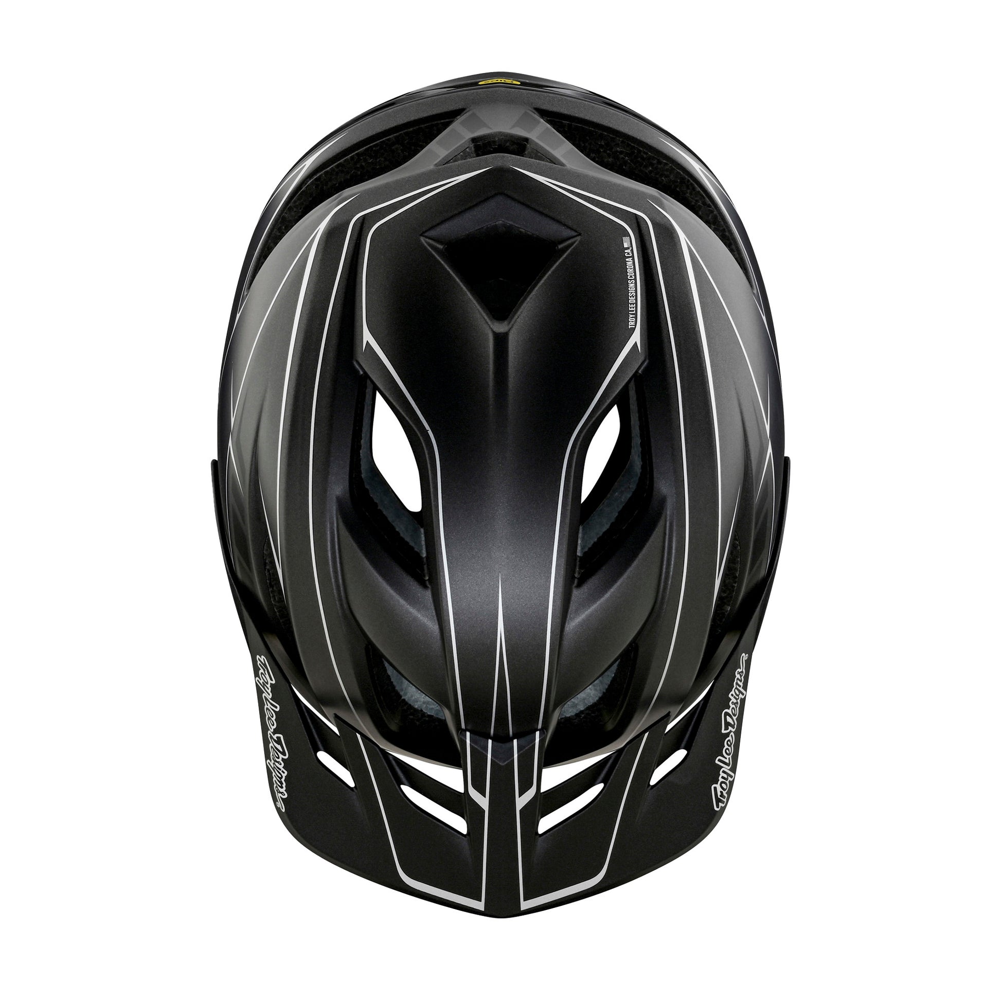 TLD Flowline SE MIPS Helmet - XS-S - Pinstripe Charcoal - Black - Image 4