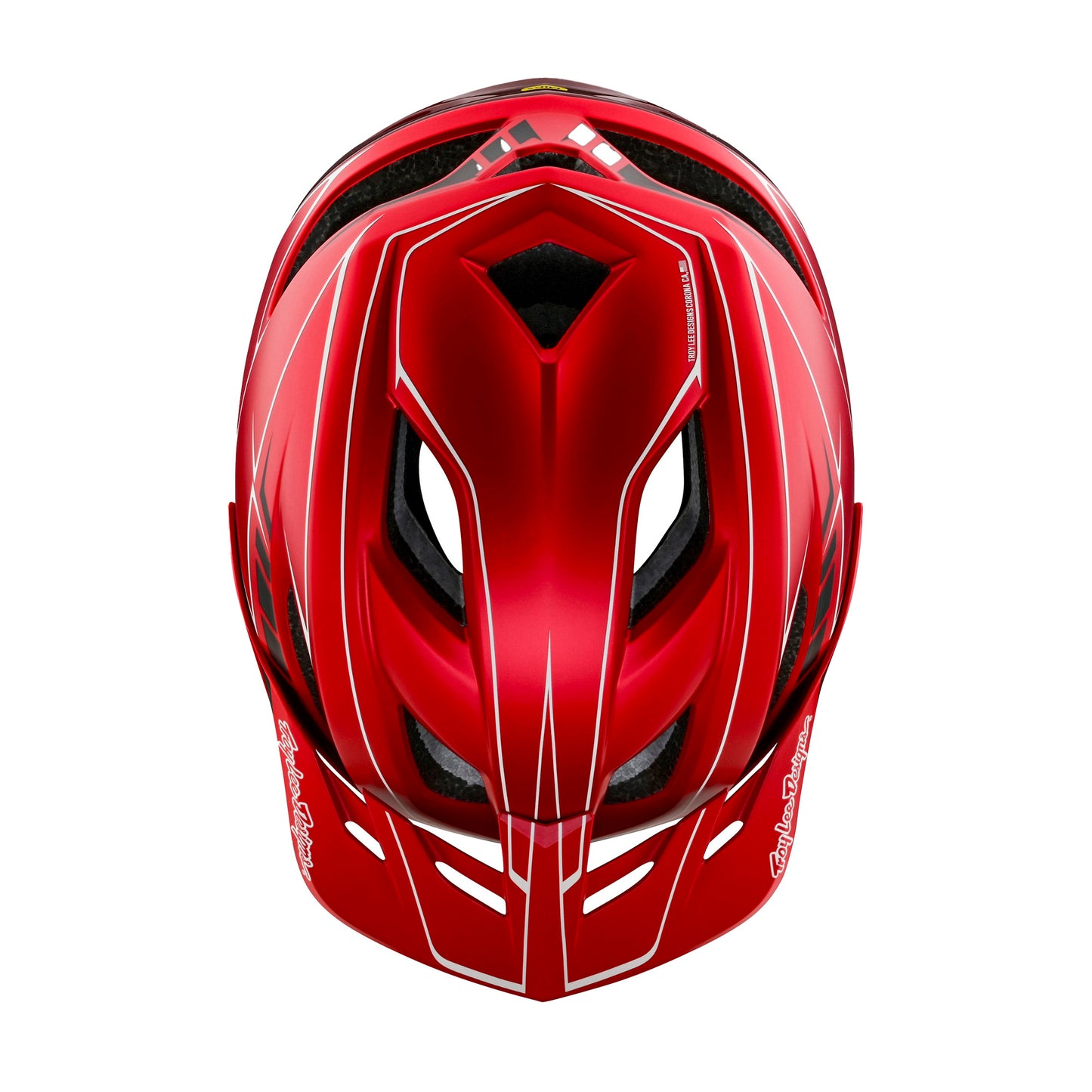 TLD Flowline SE MIPS Helmet - XS-S - Pinstripe Red - Image 4