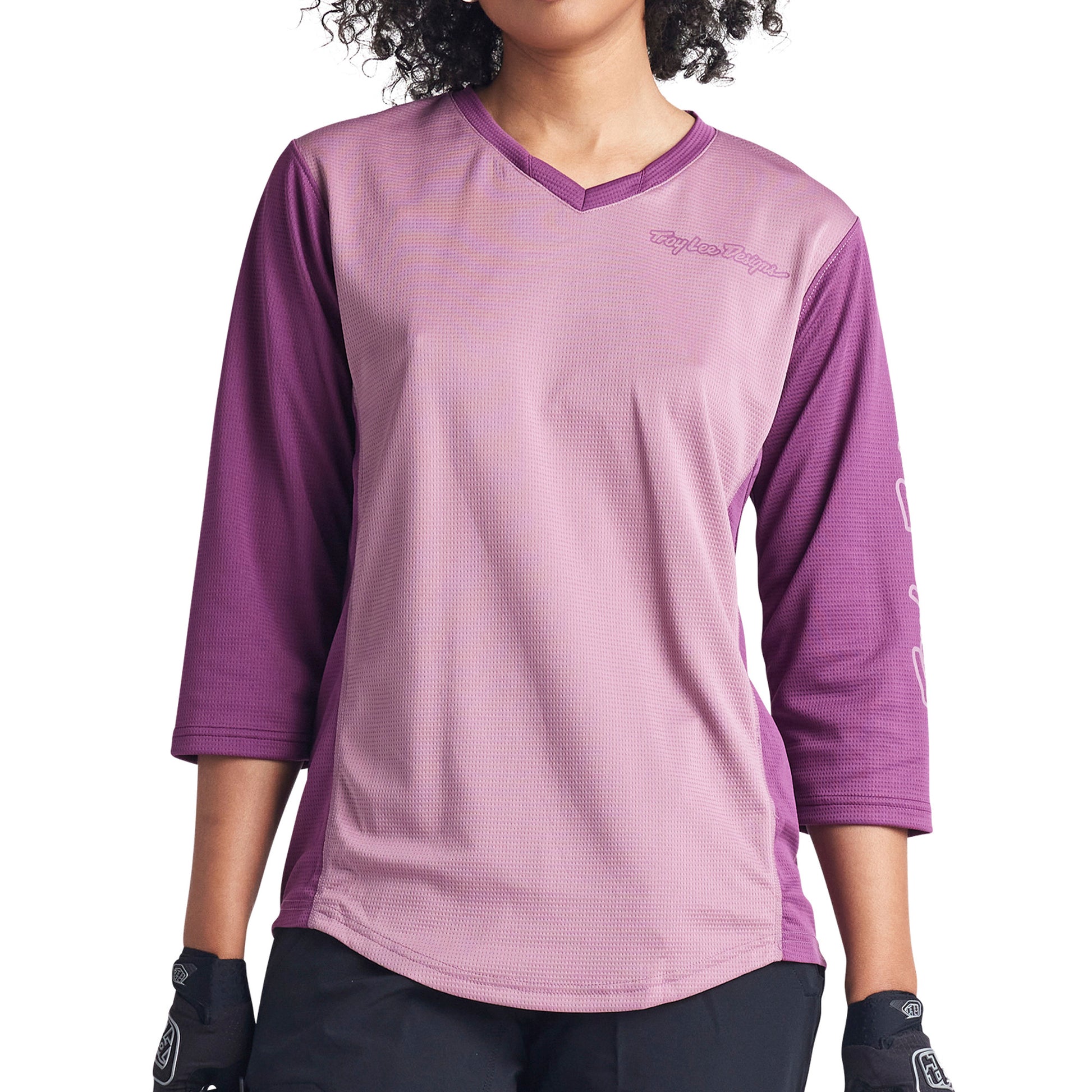 TLD Mischief Women's 3-4 Sleeve Jersey - Women's S - Rosewood - Image 1