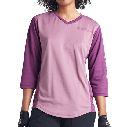 TLD Mischief Women's 3-4 Sleeve Jersey - Women's S - Rosewood - Image 1