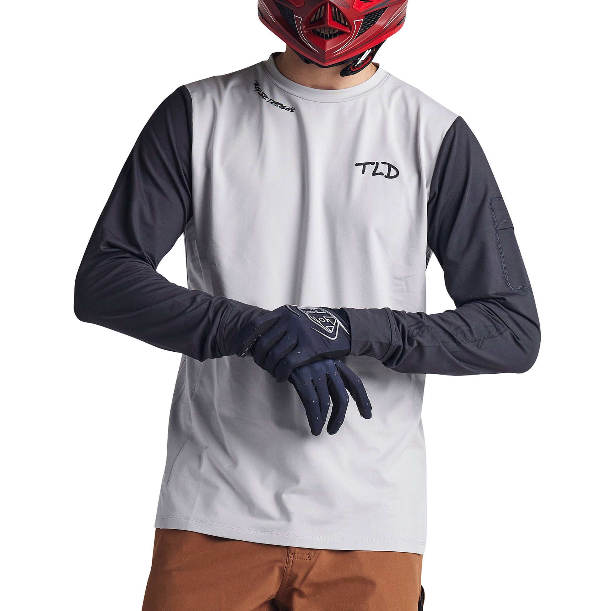 TLD Ruckus 3-4 Sleeve Jersey - L - Resist Mist - Image 3
