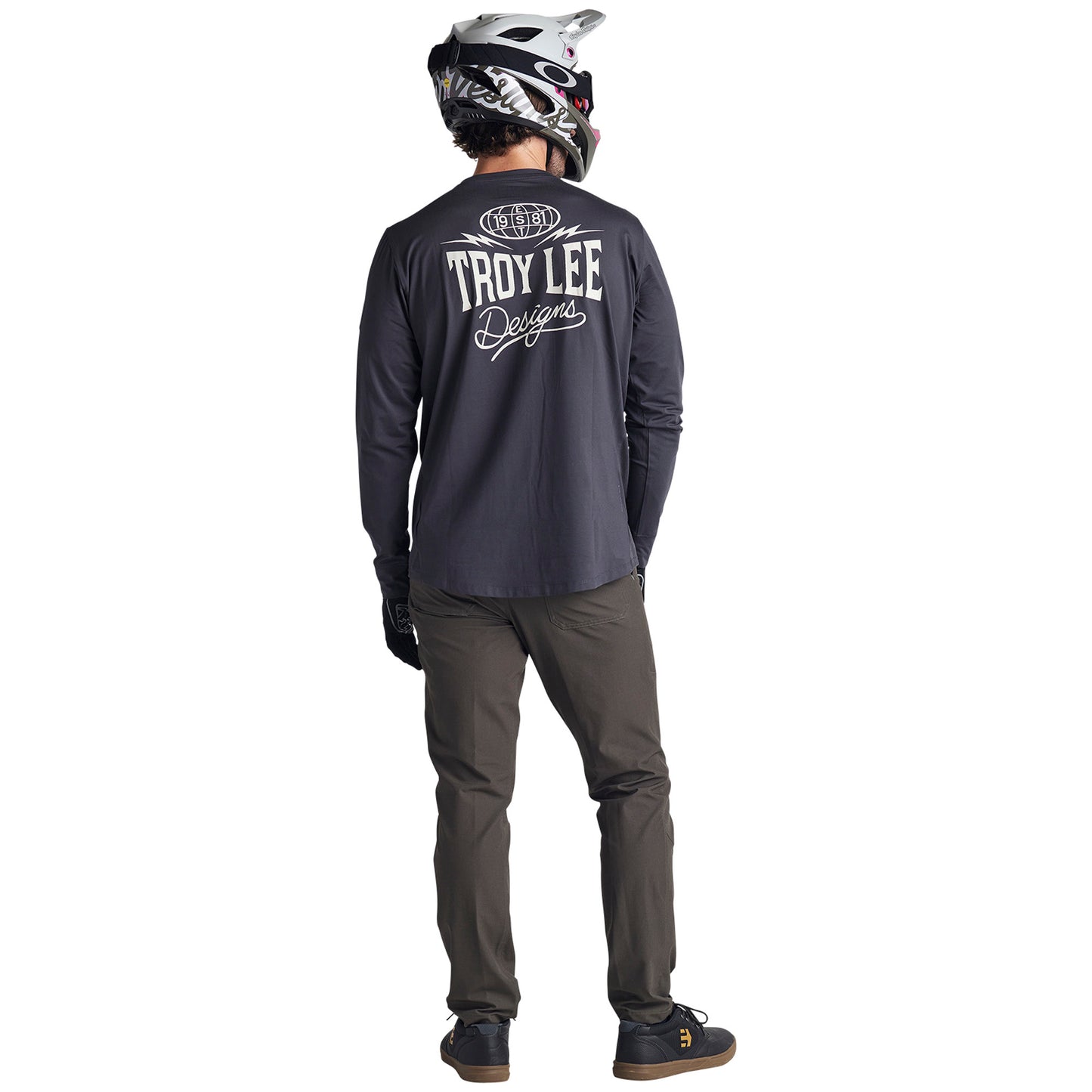 TLD Ruckus 3-4 Sleeve Jersey - S - Bolts Carbon - Image 11