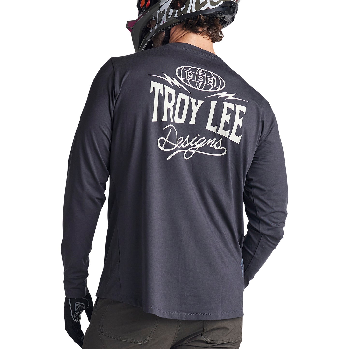TLD Ruckus 3-4 Sleeve Jersey - S - Bolts Carbon - Image 12