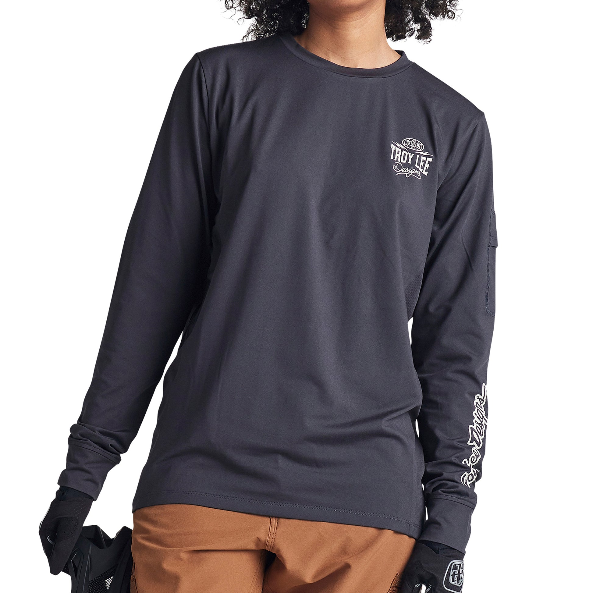 TLD Ruckus 3-4 Sleeve Jersey - S - Bolts Carbon - Image 3
