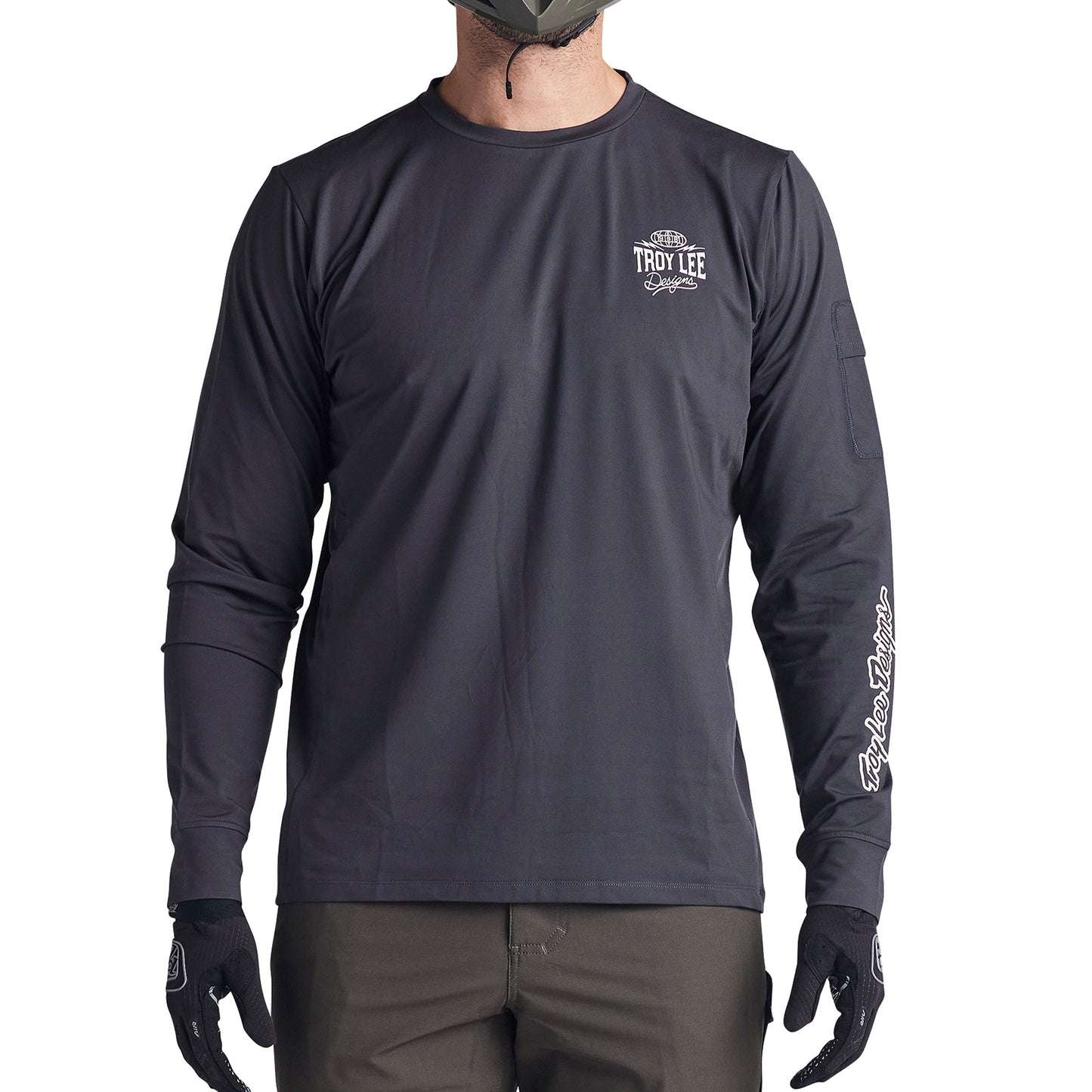 TLD Ruckus 3-4 Sleeve Jersey - S - Bolts Carbon - Image 4
