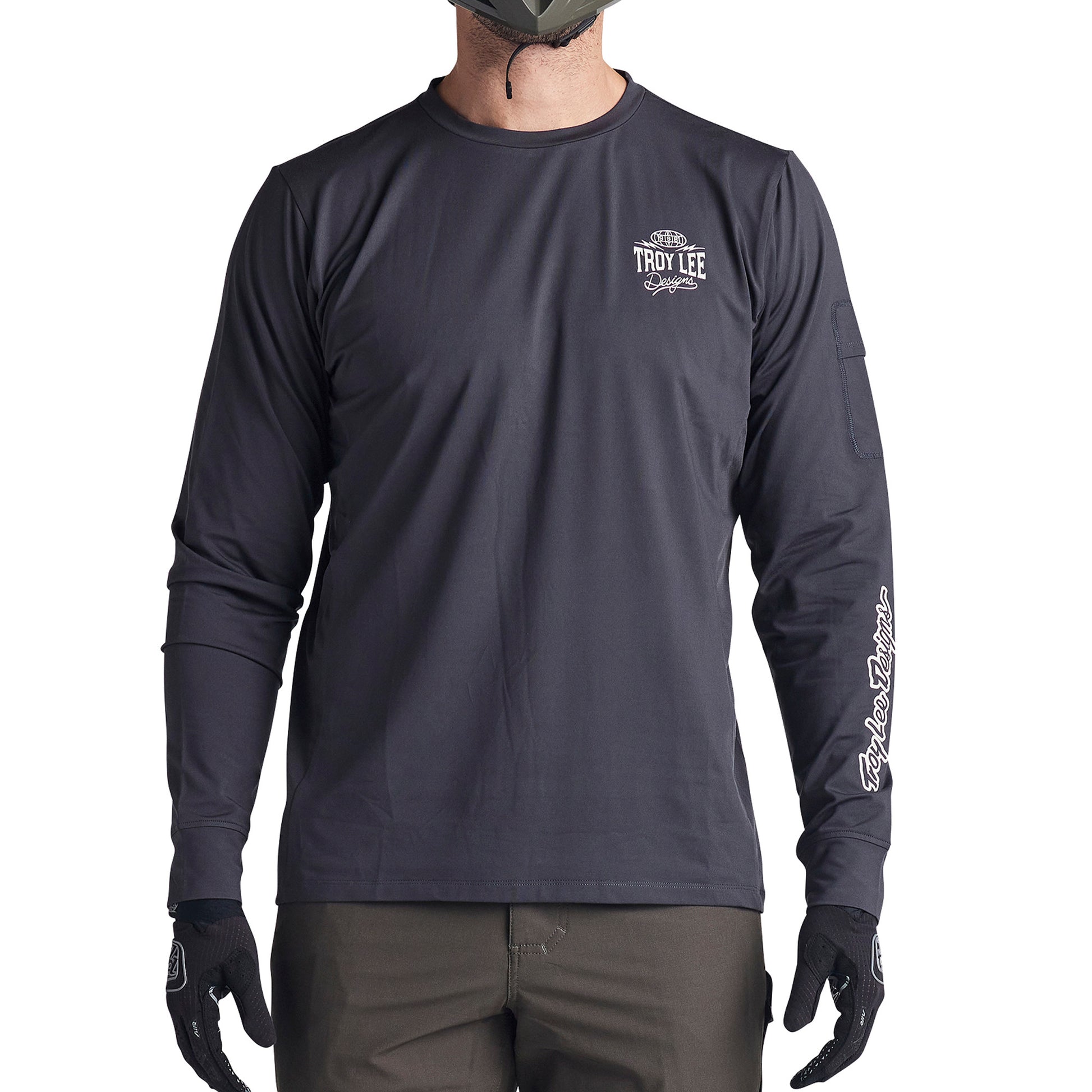 TLD Ruckus 3-4 Sleeve Jersey - S - Bolts Carbon - Image 4