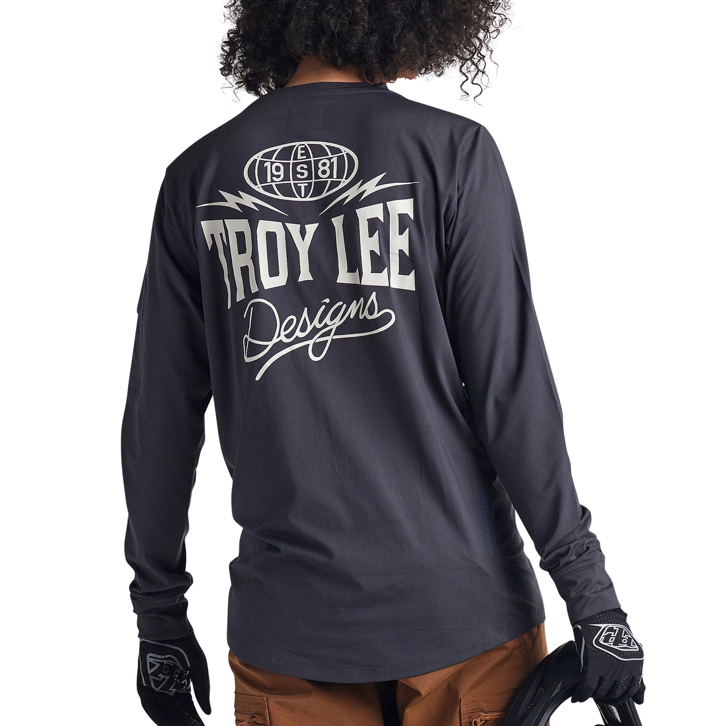 TLD Ruckus 3-4 Sleeve Jersey - S - Bolts Carbon - Image 8