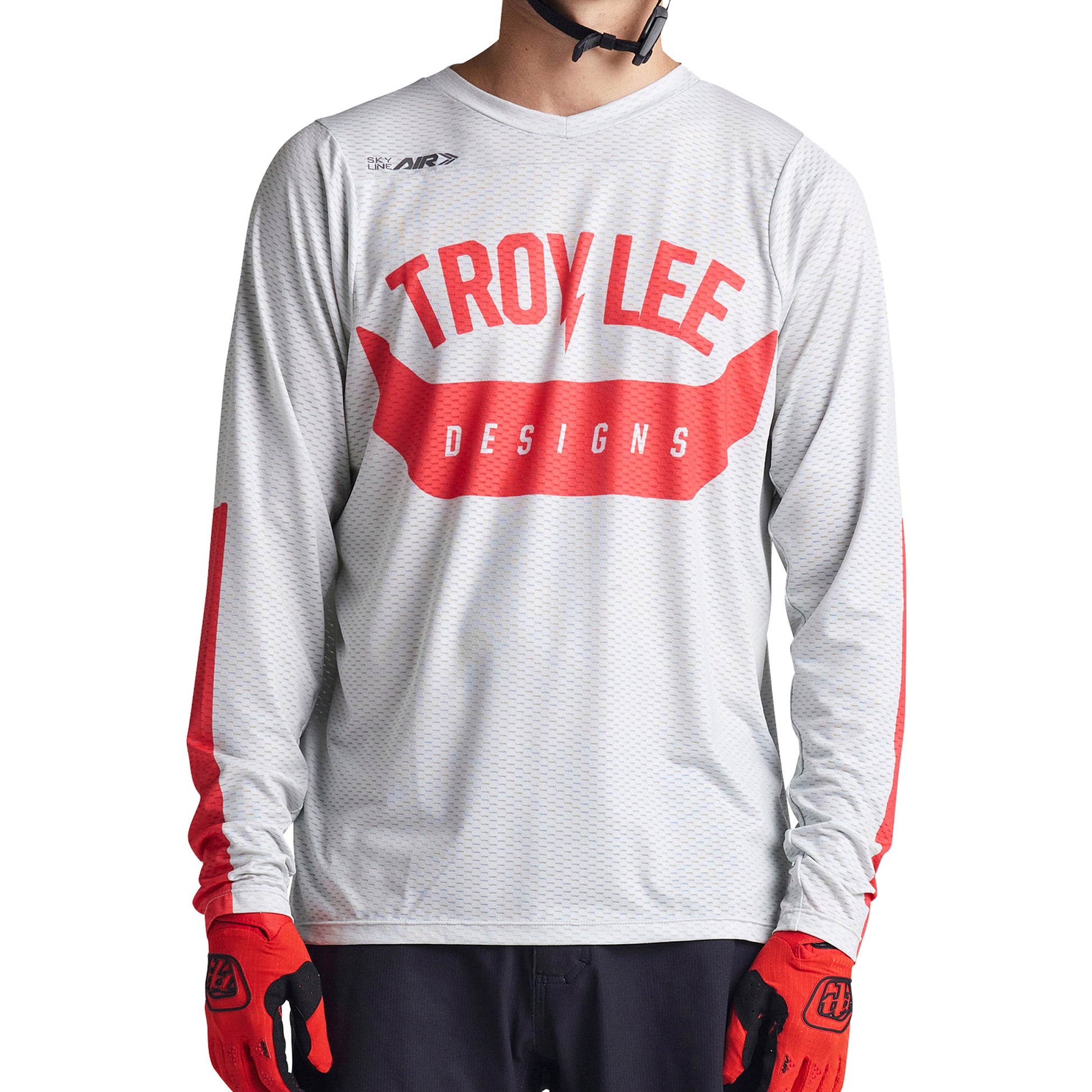 TLD Skyline Air Long Sleeve Jersey - M - Aircore Cement - Image 1