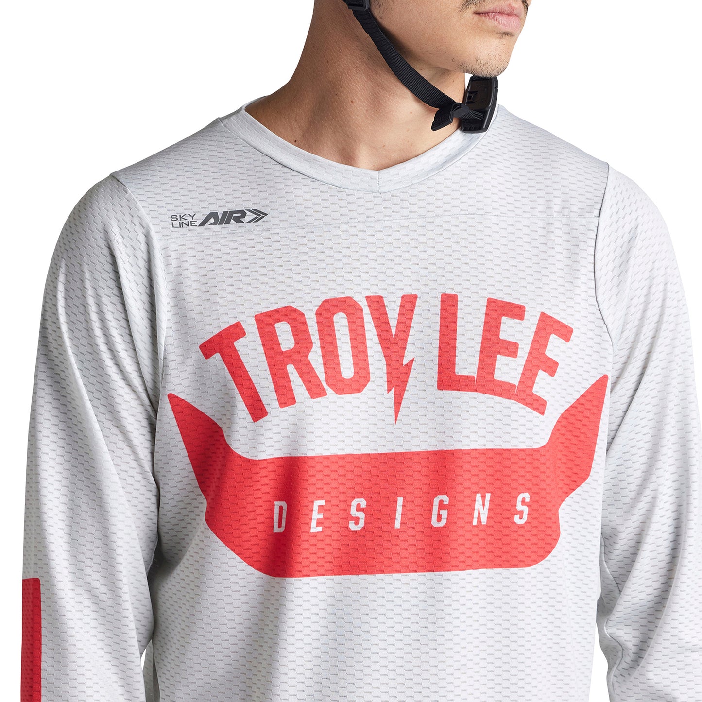 TLD Skyline Air Long Sleeve Jersey - M - Aircore Cement - Image 5