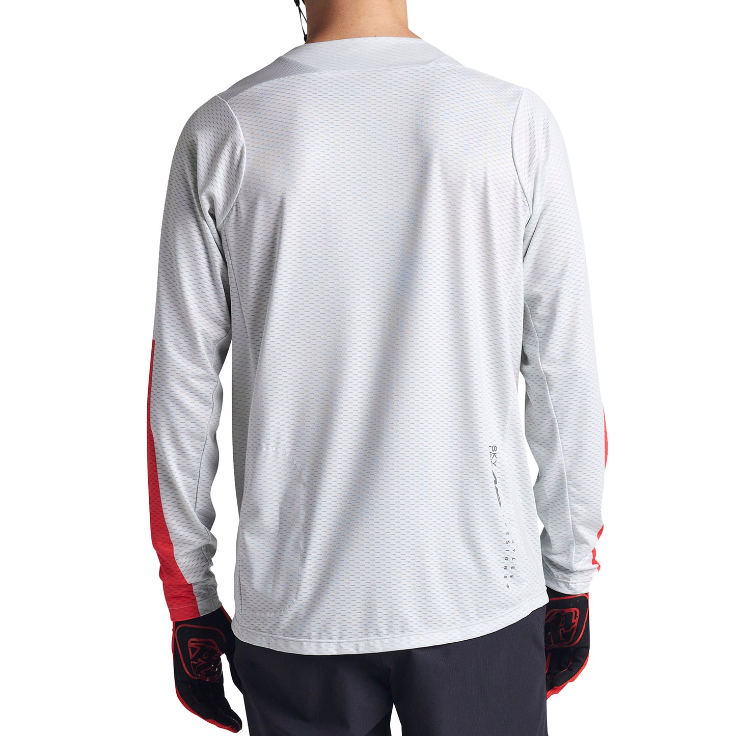 TLD Skyline Air Long Sleeve Jersey - S - Aircore Cement - Image 6