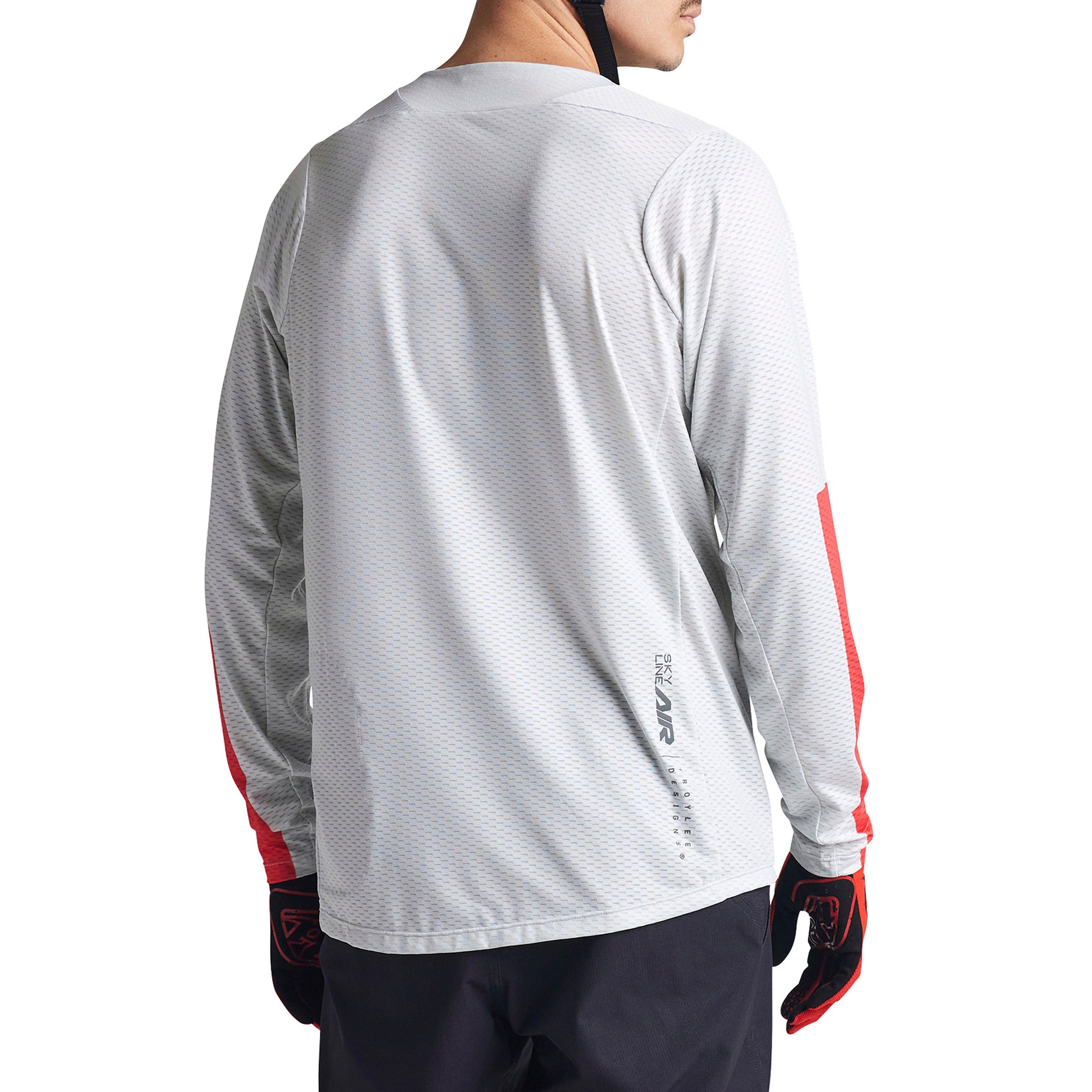 TLD Skyline Air Long Sleeve Jersey - S - Aircore Cement - Image 7