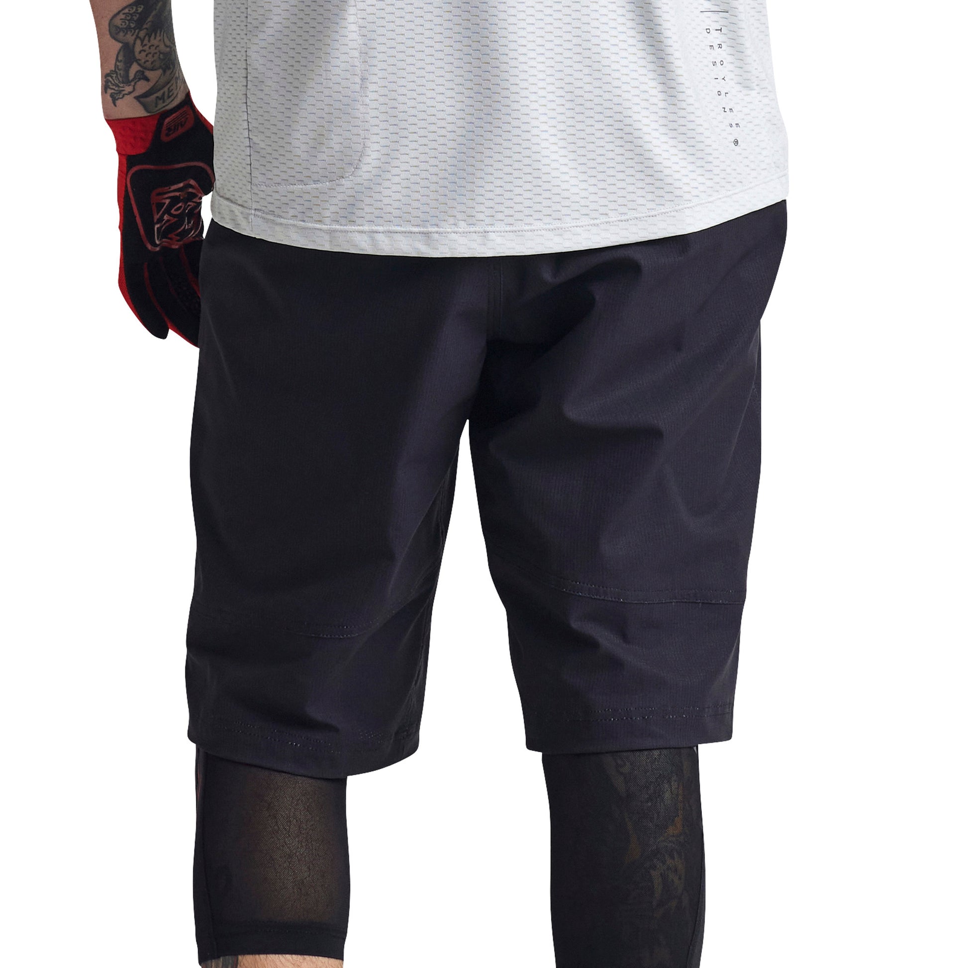 TLD Skyline Air Shell Shorts - No Liner - S-30 - Mono Black - Image 3