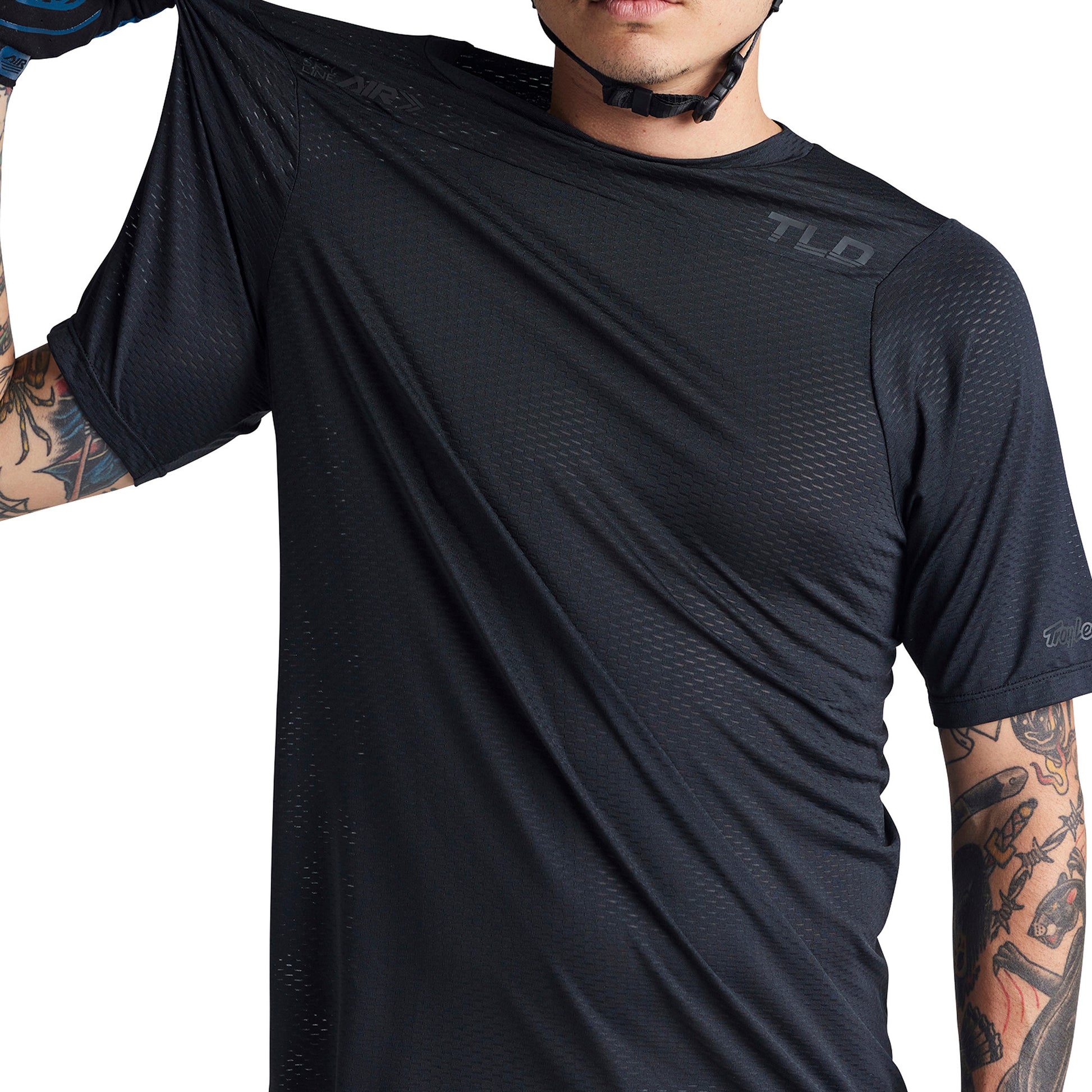 TLD Skyline Air Short Sleeve Jersey - L - Mono Black - Image 9
