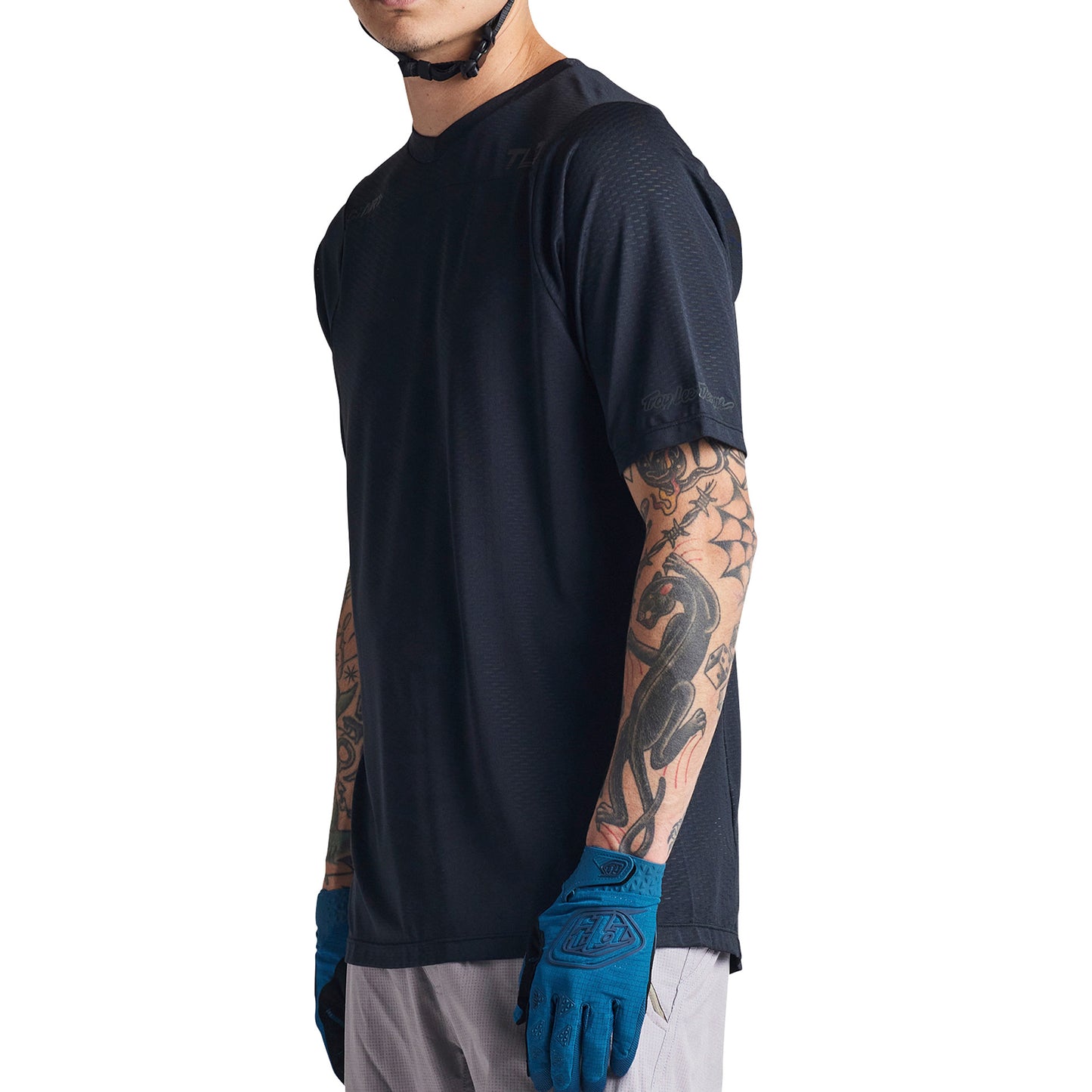 TLD Skyline Air Short Sleeve Jersey - S - Mono Black - Image 3