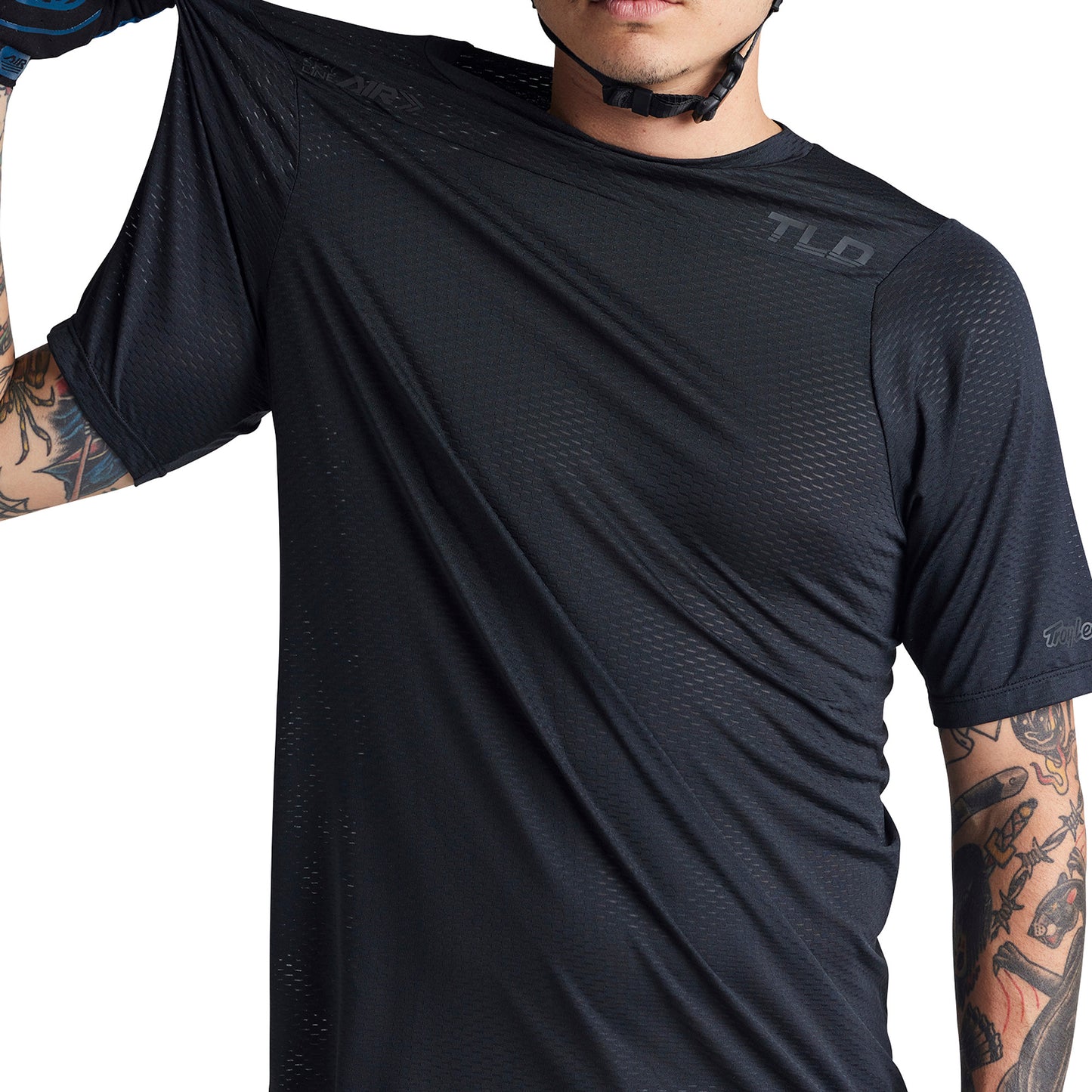 TLD Skyline Air Short Sleeve Jersey - S - Mono Black - Image 9