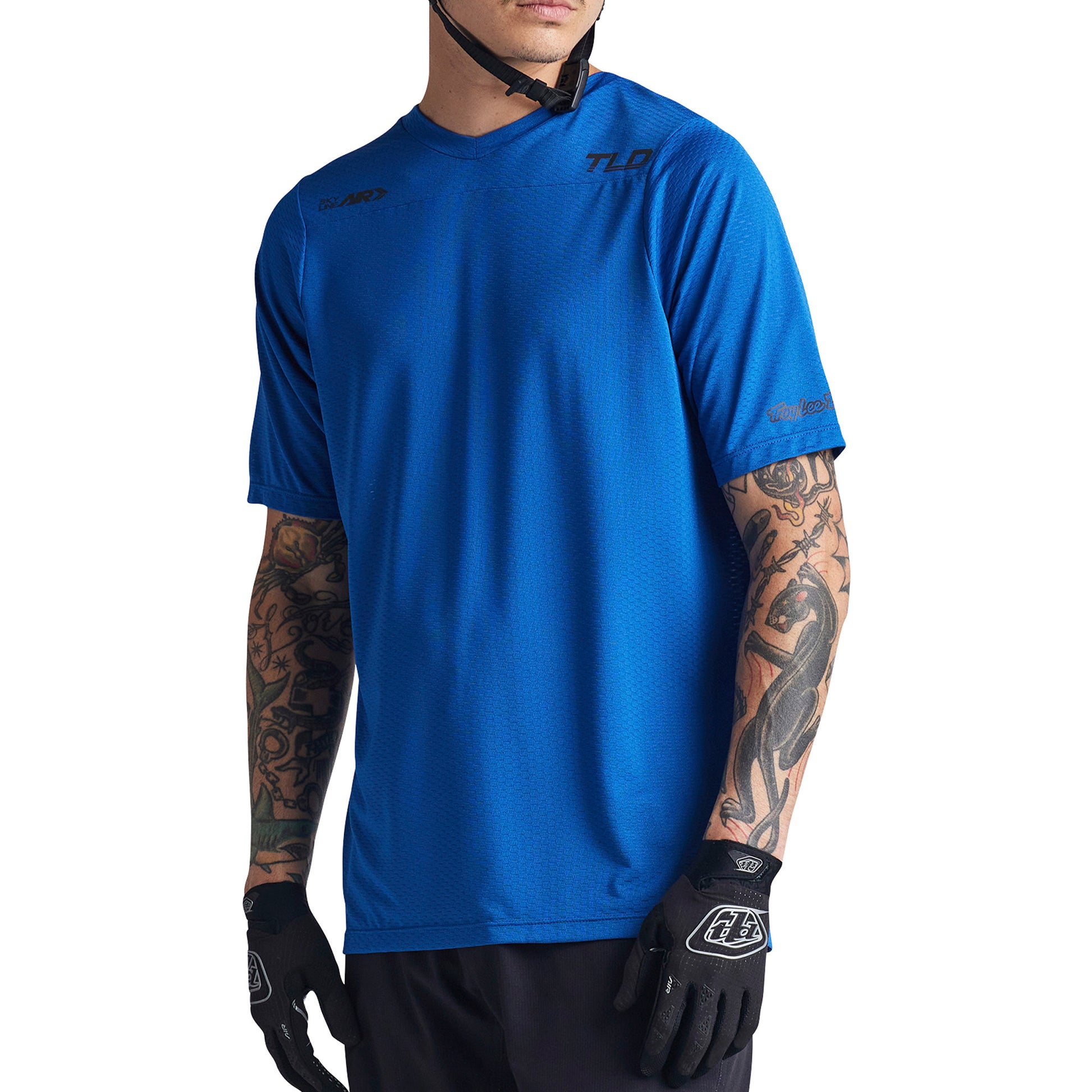 TLD Skyline Air Short Sleeve Jersey - XL - Mono True Blue - Image 2