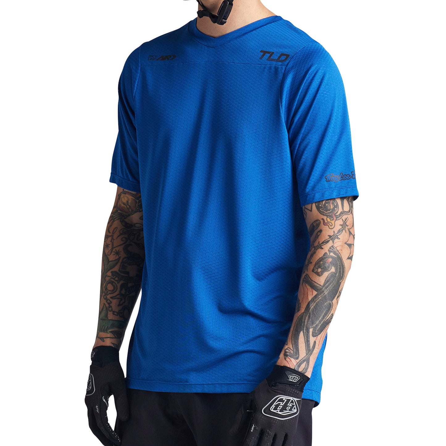 TLD Skyline Air Short Sleeve Jersey - XL - Mono True Blue - Image 3