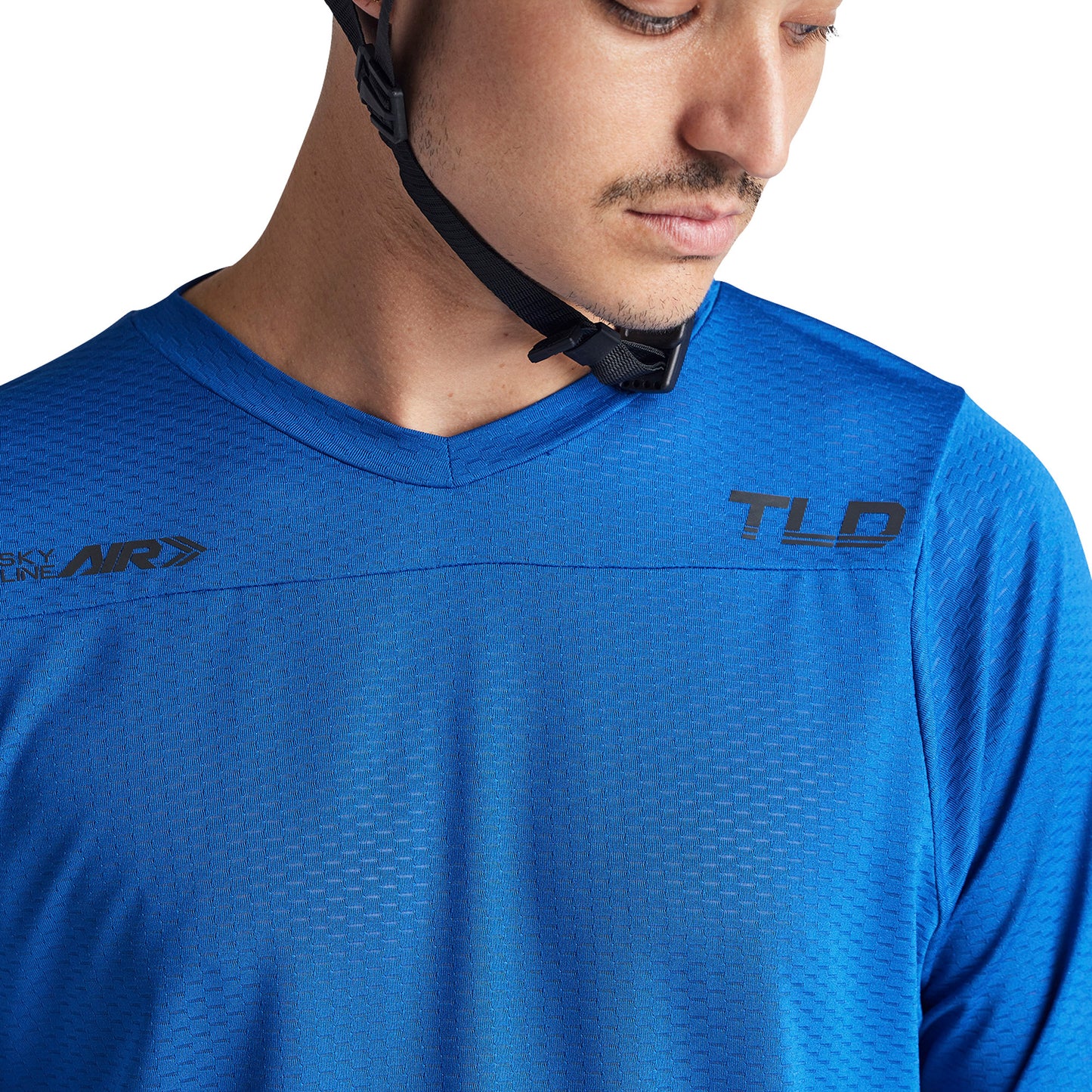 TLD Skyline Air Short Sleeve Jersey - XL - Mono True Blue - Image 7
