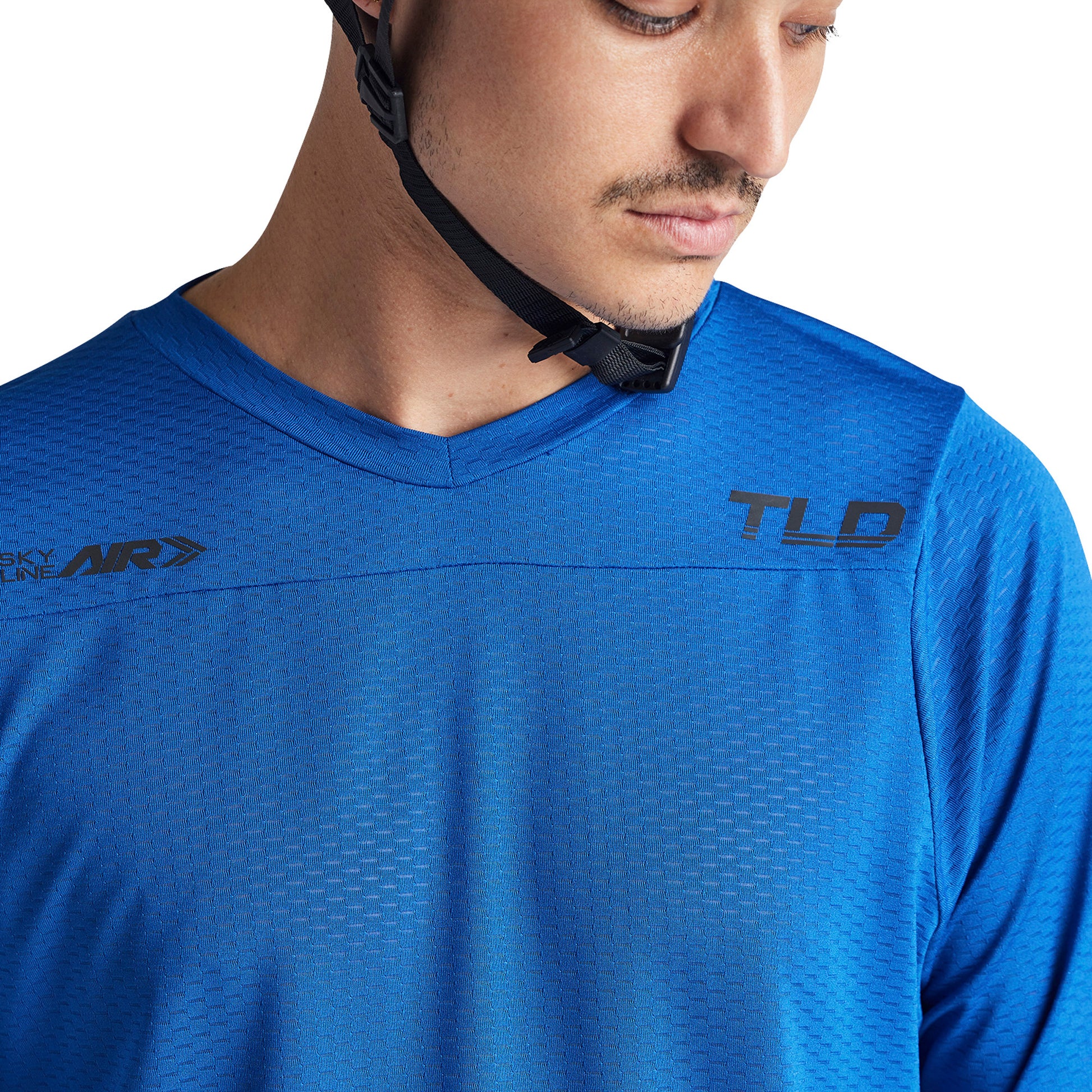 TLD Skyline Air Short Sleeve Jersey - XL - Mono True Blue - Image 7