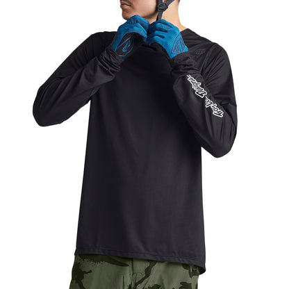 TLD Skyline Long Sleeve Jersey - 2XL - Mono Black - Image 1